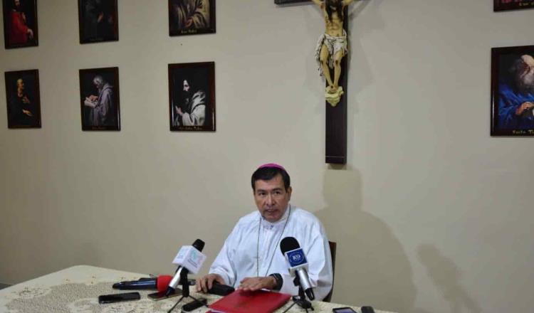 A partir del lunes, se suspenden las misas públicas; serán por internet, radio y TV: obispo de Tabasco