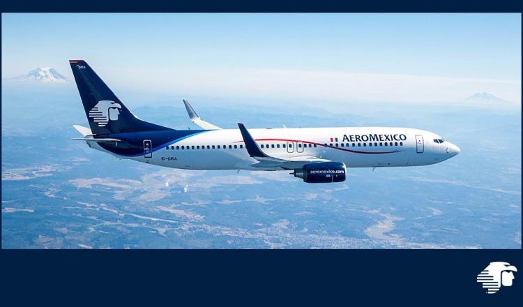 Suspende Aeroméxico vuelos nacionales e internacionales por Covid-19