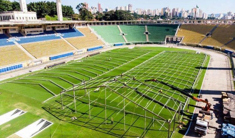 Ocupa Brasil estadio de futbol como hospital para coronavirus