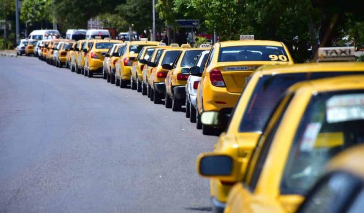 Desciende 50% el servicio de taxis en Villahermosa