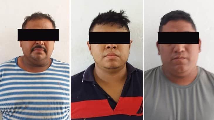 Detienen en Tenosique a tres sujetos que robaron una camioneta del INSABI