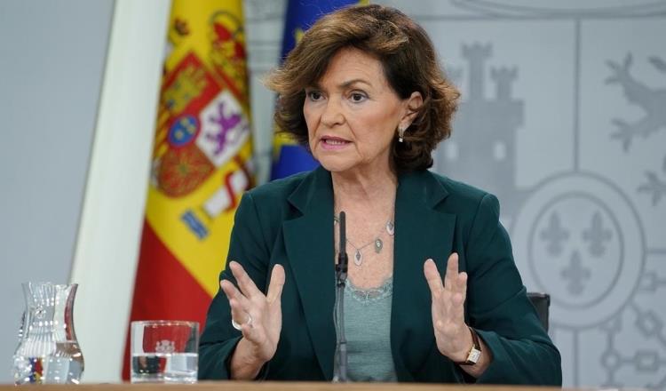Confirman coronavirus de vicepresidenta de España