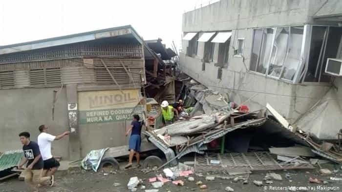 Sismo de magnitud 6.1 golpea a Filipinas