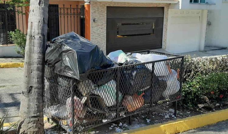 Lamenta Ayuntamiento de Centro que ciudadanos no hagan caso a llamado de no sacar la basura en días indicados