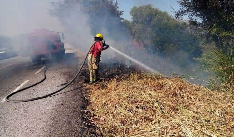Reporta Protección Civil 36 incendios en últimas 72 horas en Tabasco