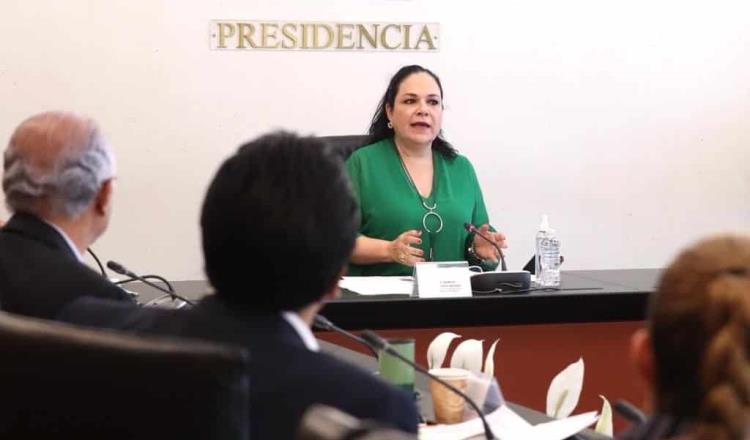 Exhorta Mónica Fernández a senadores, a suspender actividades dentro del recinto como medida sanitaria ante el Covid-19