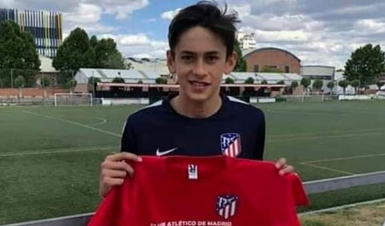 Fallece jugador de 14 años del Atlético de Madrid