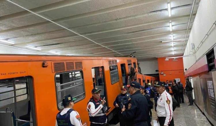 Choque de trenes en Metro Tacubaya fue por error humano, informa Fiscalía de la CDMX
