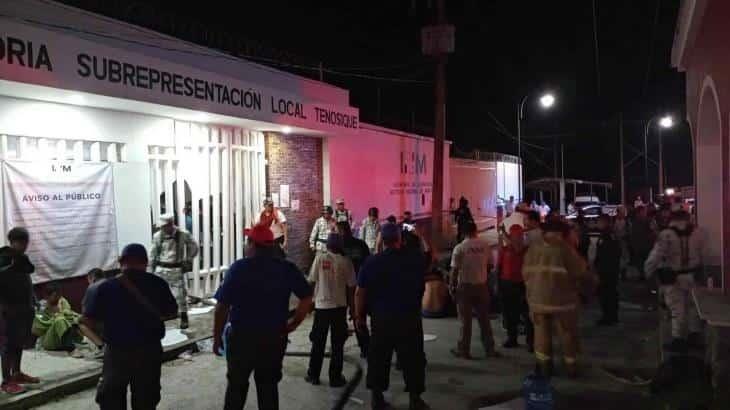Investiga CNDH motín en estación migratoria en Tenosique donde murió un centroamericano