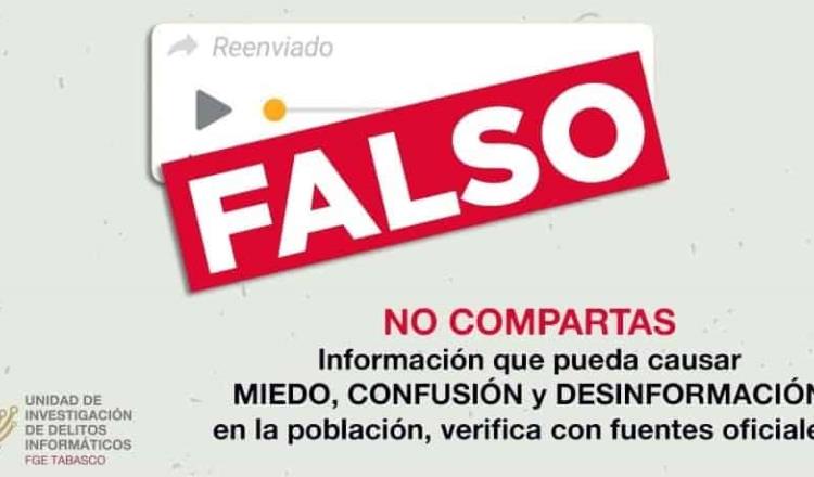 Investigan SSPC y Fiscalía difusión de mensajes falsos relacionados con la pandemia en Tabasco