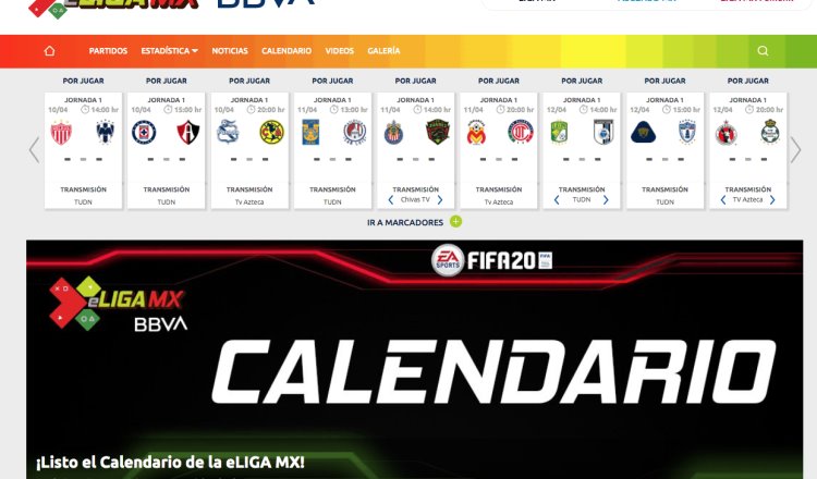 Revelan calendario de la eLigaMX