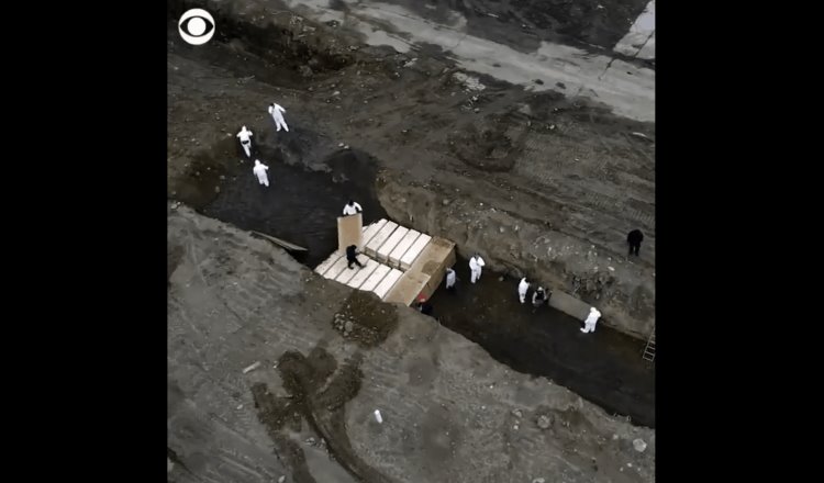 Nueva York recurre a entierros masivos en fosas comunes, ante el creciente número de muertes por Covid-19