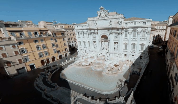 La belleza de la Fontana di Trevi, vista desde todos los ángulos