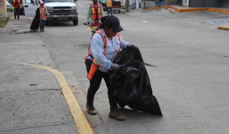 Contratarán a 120 personas para reforzar área de limpia durante emergencia sanitaria en Centro