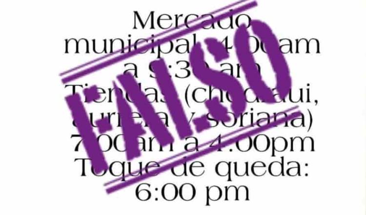Desmiente Ayuntamiento de  Comalcalco presunto toque de queda
