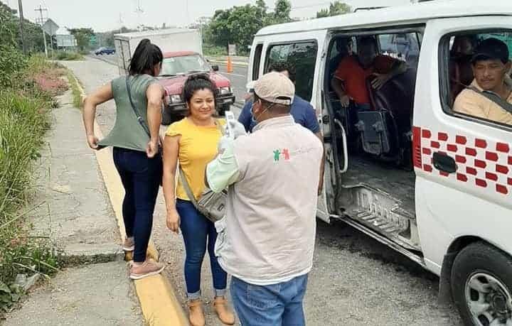 Instalan filtro sanitario en la carretera Villahermosa-Ciudad del Carmen