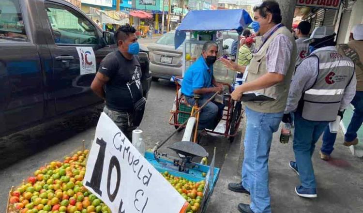 Prohíben en Cárdenas venta de alimentos en puestos ambulantes ante Fase 3 de Covid-19