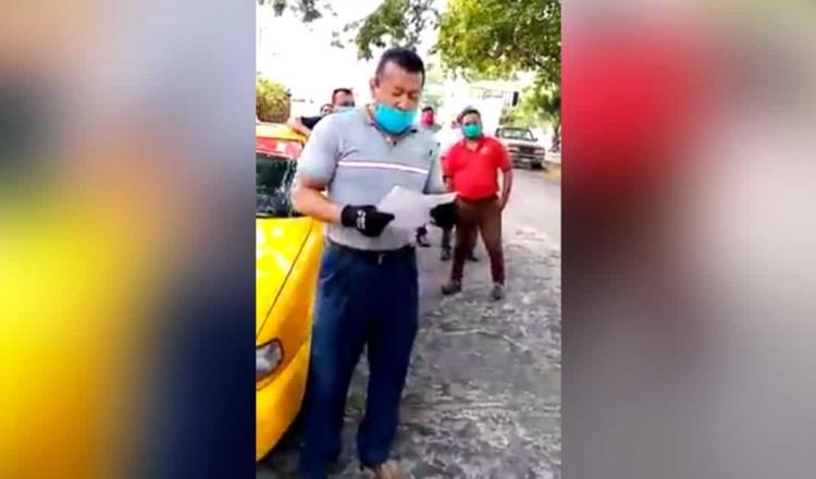 Piden taxistas de Macultepec y Ocuiltzapotlán a SEMOVI les autoricen llevar a tres pasajeros