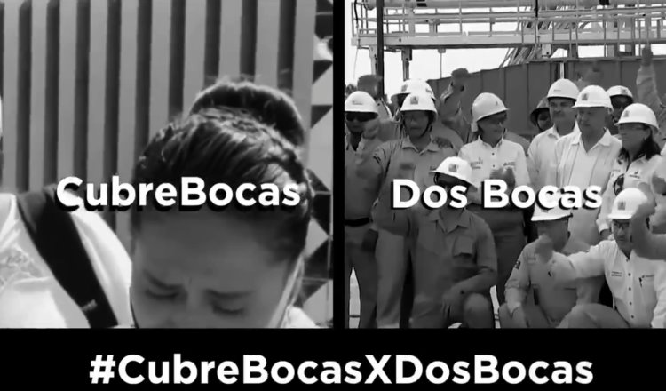 Se suma Felipe Calderón al movimiento #CubreBocasXDosBocas contra refinería en Tabasco 