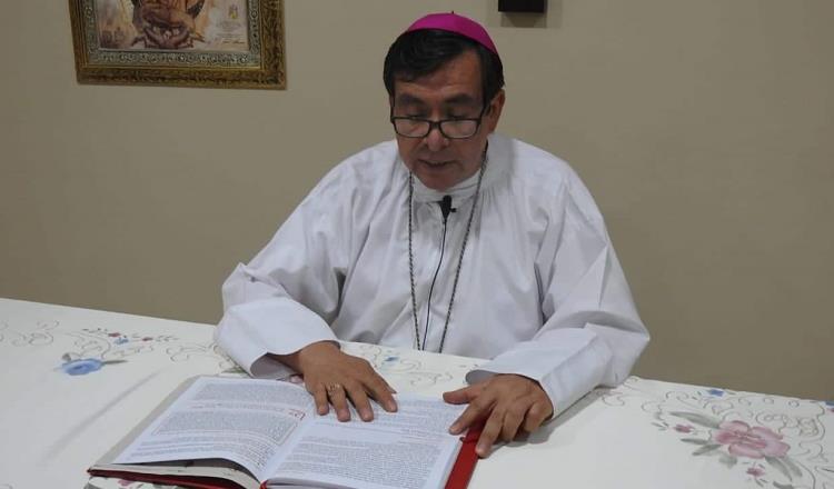 Durante el confinamiento es fácil alterarse y faltarse al respeto, advierte Obispo de Tabasco