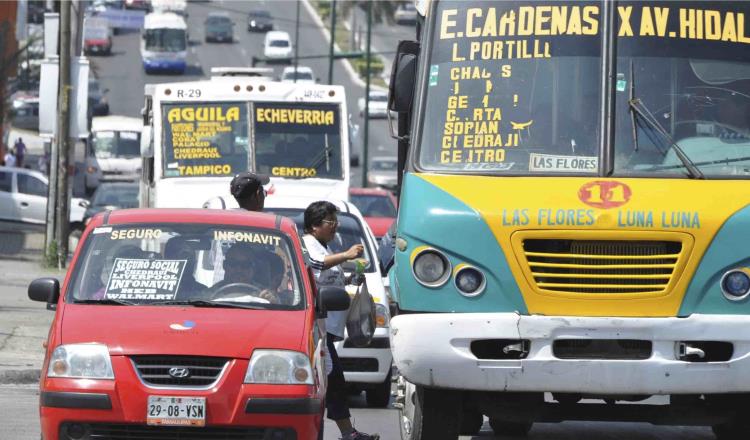 Transporte público en Tamaulipas dejará de circular en domingos ante Covid-19