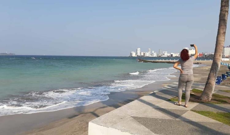 Reportan playas limpias y tonalidad turquesa en Veracruz