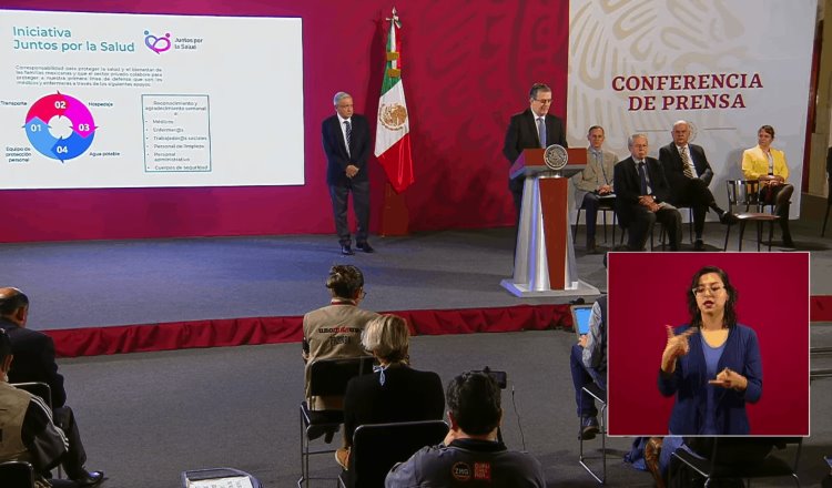 Lanzan gobierno, universidades y la IP, iniciativa ‘Juntos por la Salud’ para apoyar a personal médico