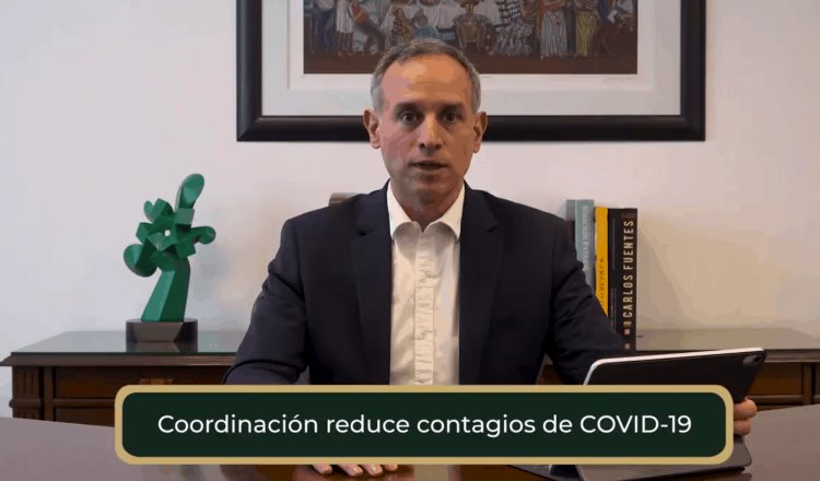 Asegura López-Gatell que coordinación de gobernadores ha logrado reducir los contagios de Covid-19