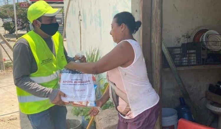 Distribuyen ‘Apoyo Alimentario’ a localidades fronterizas de Balancán