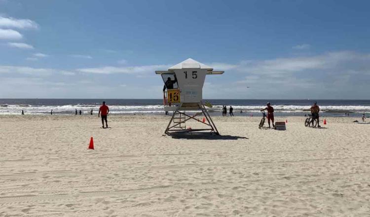 Reabren playas de Los Ángeles para actividades deportivas