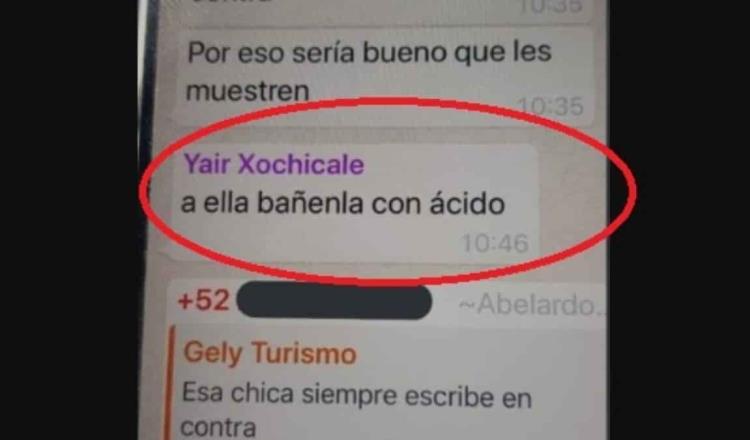 Funcionario de Zongolica Veracruz pide bañar con ácido a mujer por críticas contra el ayuntamiento