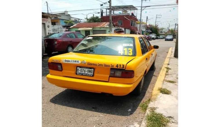 Localizan taxi robado y abandonado… en la Guadalupe Borja