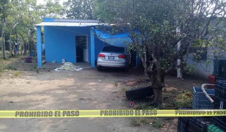 Matan a balazos a hombre en villa Estación Chontalpa
