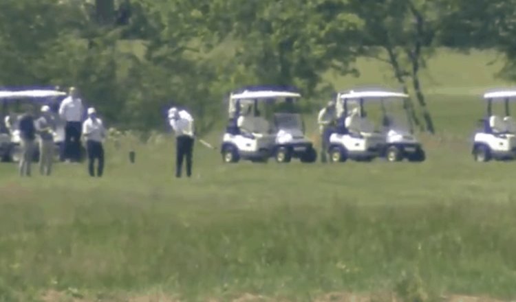 Donald Trump se va a jugar a golf en plena pandemia