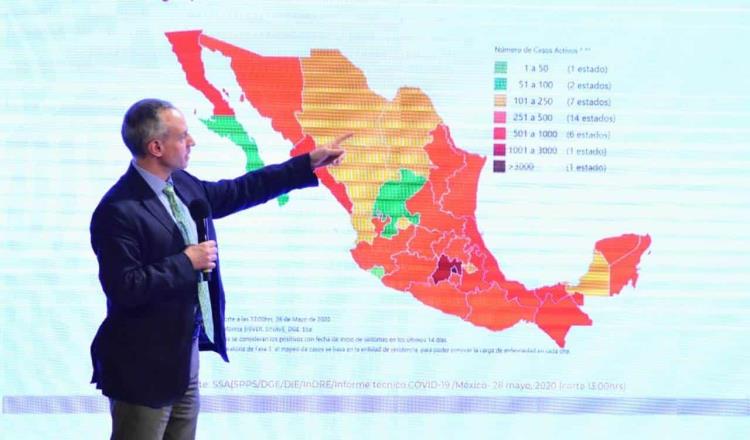 Villahermosa va en declive en casos de coronavirus: Hugo López-Gatell