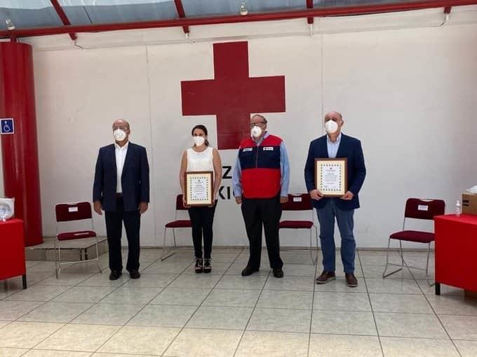 Recibe Cruz Roja donación de 10 ventiladores para pacientes con COVID-19