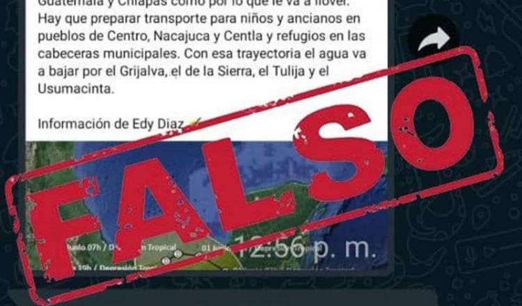 Señala Gobierno Estatal a Andrés Granier de difundir información falsa sobre inundaciones en Tabasco