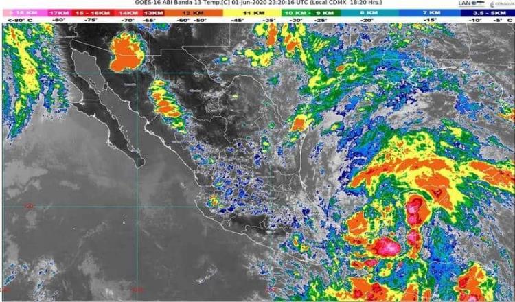 Se forma la depresión tropical “tres” en el golfo de México; CONAGUA espera lluvias fuertes en Tabasco