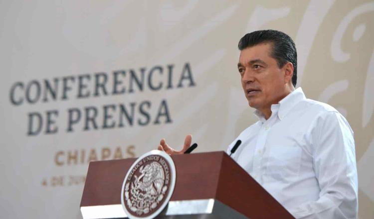 Reporta gobernador de Chiapas descenso de un 42% en delitos de alto impacto
