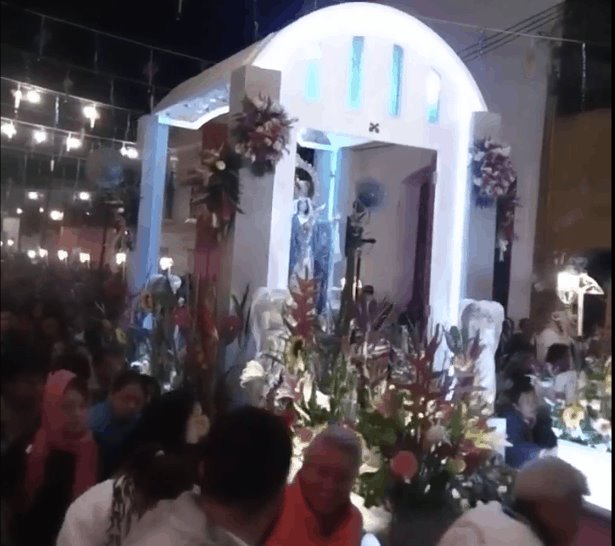 Suspenden en Tlaxcala procesión en La Noche que nadie duerme en honor a la virgen de la Caridad