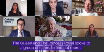 A sus 94 años, la reina Isabel realiza su primer videollamada