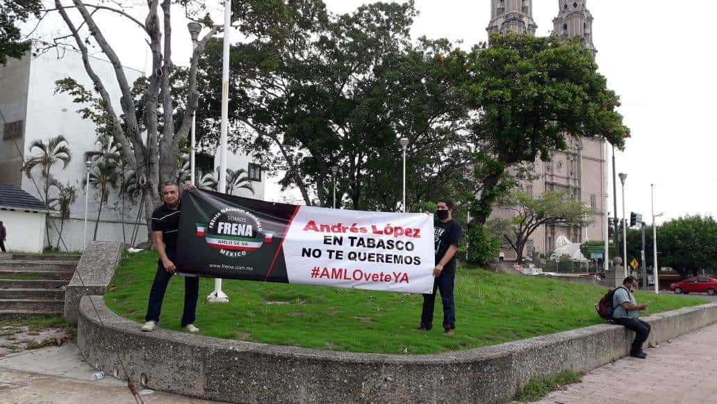 Se suman tabasque os a la caravana Anti AMLO piden renuncia de