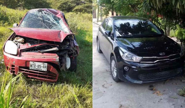 Recuperan dos autos robados con violencia… en Villahermosa