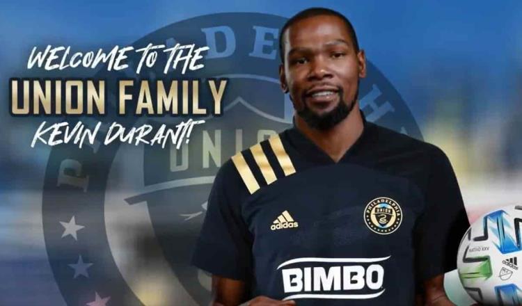 Kevin Durant adquiere 5% del Philadephia Union de la MLS