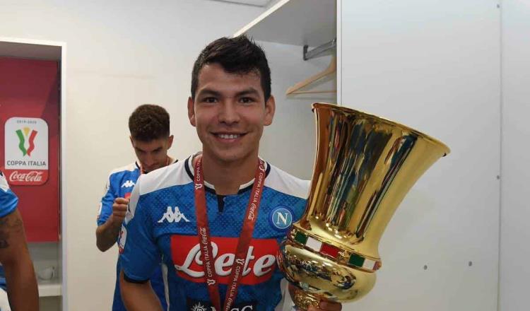 Sin ‘Chucky’ Lozano, el Napoli se convierte en Campeón de la Copa de Italia