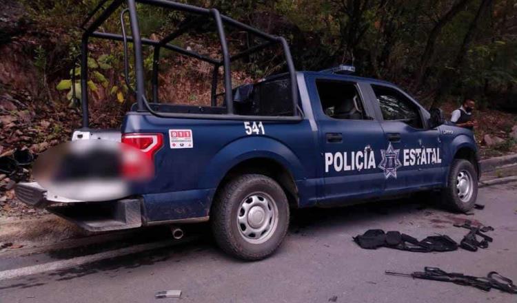 Emboscan a policías en Guerrero: 6 mueren y 5 resultan heridos