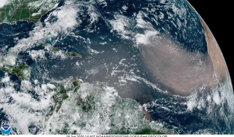 Alcanzará nube de polvo del Sahara su máxima concentración sobre Campeche, Quintana Roo y Yucatán, el próximo viernes
