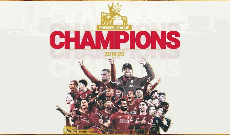Liverpool, campeón de la Premier League tras 30 años de sequía