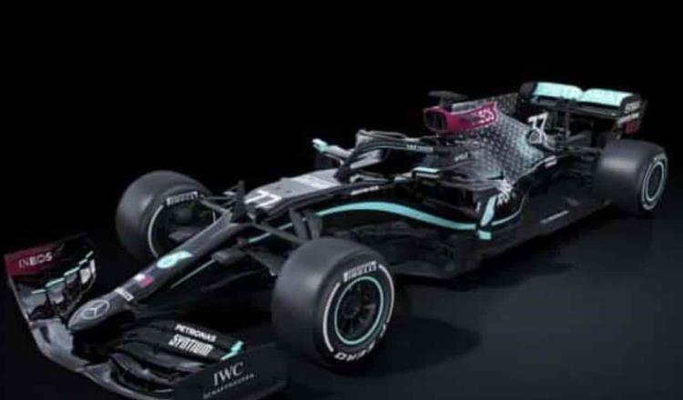 Mercedes presenta sus coches negros para la temporada 2020, en apoyo la lucha contra el racismo y la discriminación