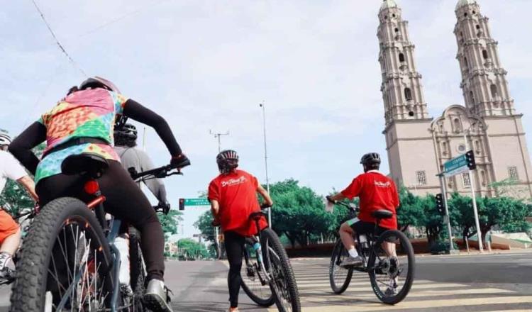 Clausuran festejos por el 456 Aniversario de Villahermosa, con un “BiciTour”